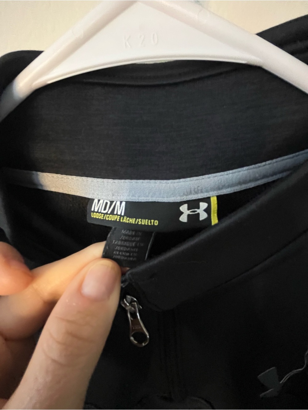 Under Armour Black Half-Zip Performance Pullover - Picture 4 of 5